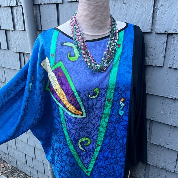 Pastel Colorful lightweight ribbon necklace green pink purple black y2k NEW - Picture 9 of 9